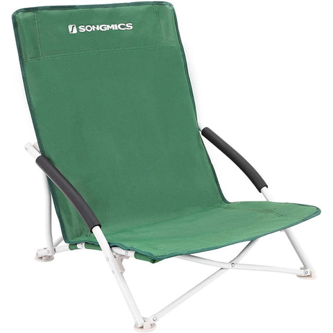 Rootz Folding chair - Camping chair - Foldable - Carrying bag - Oxford fabric - Green - 56 x 53 x 64 cm