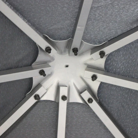 Rootz Gazebo - Party Tent - Garden Gazebo - Party Gazebo - With Air Vent - Steel/Polyester - Grey - 3 x 3 x 2.5m