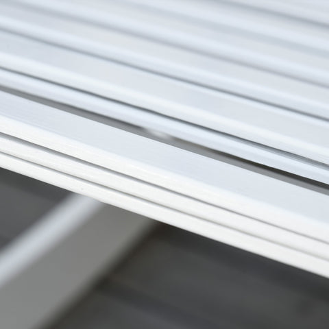 Rootz Garden rocking chair - Garden chair - Bamboo Plywood - White - 70 x 100 x 95.5 cm