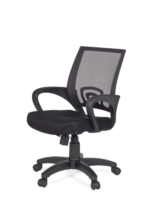 Rootz Office Chair - Black - Desk Chair with Armrests - Swivel Chair - Youth Chair