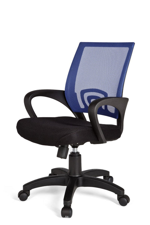 Rootz Office Chair - Blue - Armrests - Youth Chair - Swivel Chair