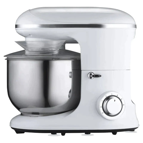 Rootz Electric Hand Mixer Set - Stand Mixer - Electric Mixer - 6-level Adjustable Speed - ABS - White - 37 cm x 23 cm x 37 cm