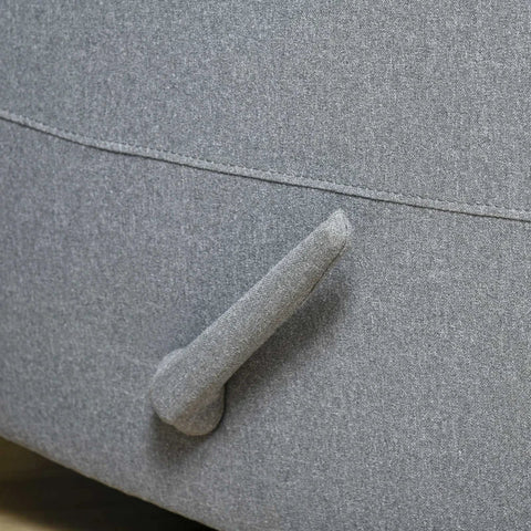 Rootz Lounge Chair - Relaxation Chair - Armchair - With Reclining Function - TV Armchair - TV chair - Polyester - Gray - 90 x 96 x 98 cm