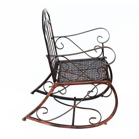 Rootz Swing - Gartenschaukel - Gartenbank - Metall - 1-Sitzer - Bronze - 61 x 79 x 90 cm