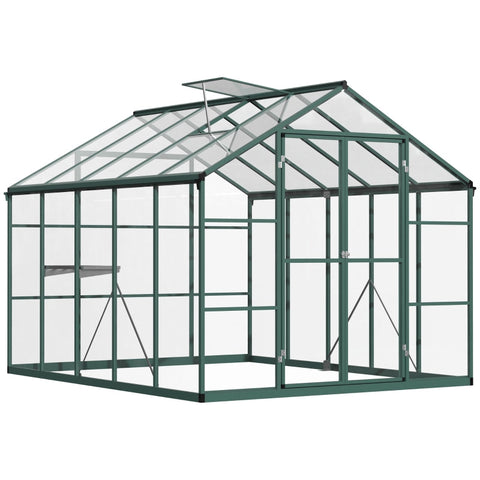 Rootz Greenhouse - Inloopkas - Kas Plantenhuis - Groen/Transparant - 308 x 248 x 226 cm