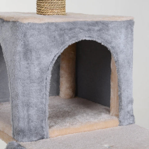 Rootz Scratching Post - Tree Scratching Post - Cat Tree Scratching Post - Cat House Cave - Cat Tree Climbing - 48 x 49 x 108 cm