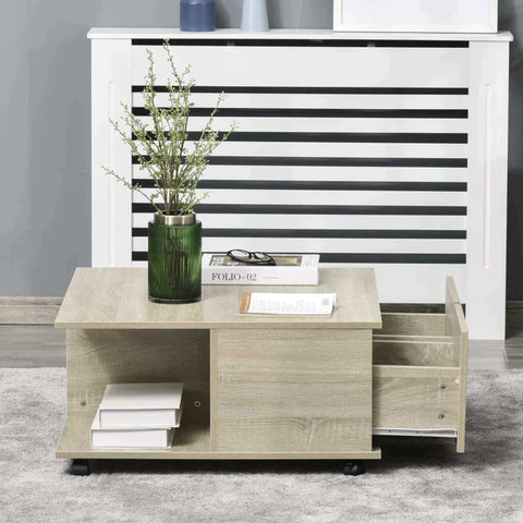 Rootz Side Table - Coffee Table - Bedside Table - 70 cm x 70 cm x 35 cm