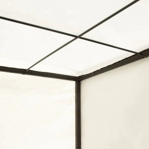 Rootz Rattan Dog Kennel - Rattan Dog House - With Roof - Dog Lounger - Dog House - Pet Bed - Dog Bed - Dog Basket - Dog Sofa Dog - Coffee/Beige - 91 x 71 x 81 cm