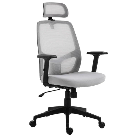 Rootz Bürostuhl – Heimbürostuhl – Schreibtischstuhl – Computerstuhl – Grau – 68 x 64 x 113–121 cm