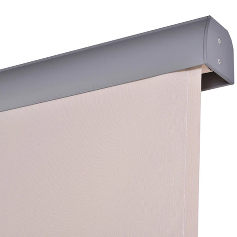 Rootz Verticale Luifel - Balkonluifel - Luifel - Raamrol - Creme Wit - 140 x 250 cm