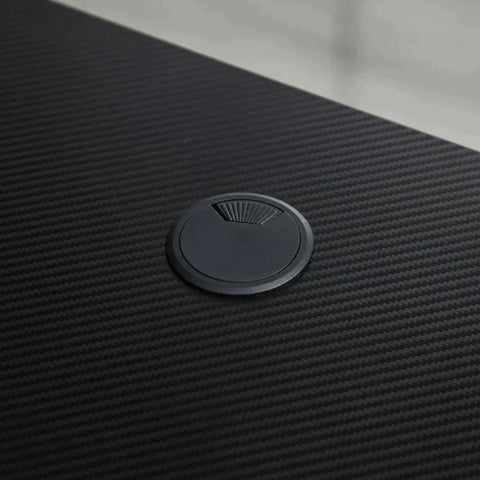 Rootz Gaming Table - Gaming Desk - Computer Desk - Earphone Hook - 7 Color RGB Lights - Black/Red - 120 cm x 60 cm x 74.5 cm