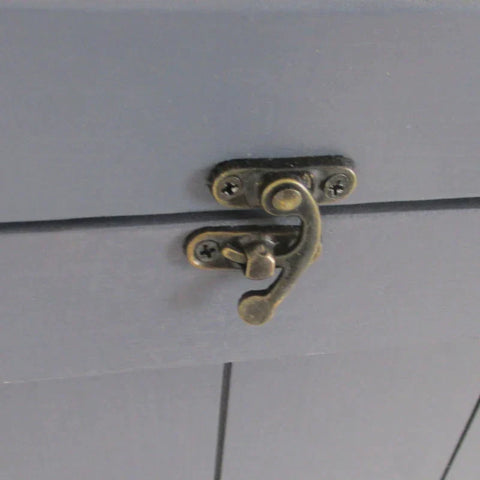 Rootz - Raised Greenhouse - Elevated Greenhouse - 2-in-1 Wood Greenhouse - With Elevated Garden Box - Raised Bed - Openable Top For Flowers - Grey - 120 x 54 x 112/122 cm