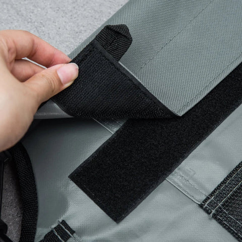 Rootz Pet Bed With Canopy - Raised Dog Bed - Outdoor Dog Lounger With Roof - Breathable - Taffeta Grey - 61 x 46 x 62 cm