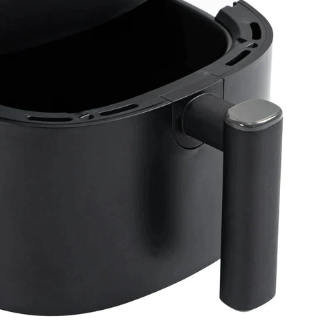 Rootz Hot Air Fryer - 3 L 1300W With 12 Menus - LED Display - Non-stick Coated Basket For Healthy Oil - Low-fat Cooking - Black - 29.5 x 23.8 x 30.3 cm