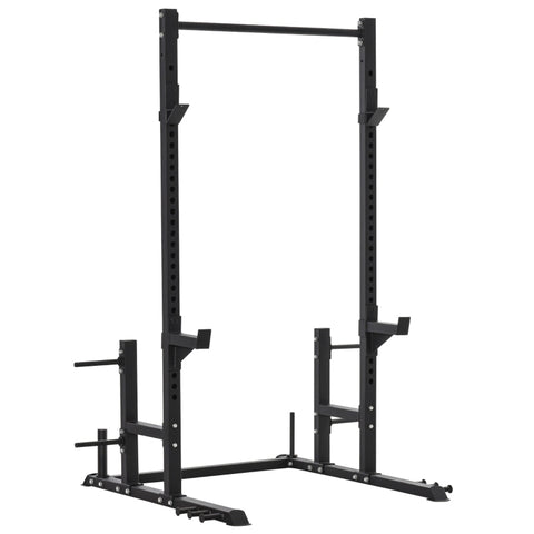 Rootz Halterbank - Multi-Gym - Gym Halterbank - Met Optrekstang - Staal - Zwart - 140 x 171 x 228 cm