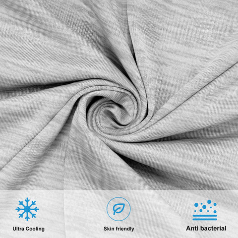 Rootz Cooling Blanket - Chill Throw - Comfort Cover - Refreshing Spread - Sleep Sheet - Temperature-Control Quilt - Thermal-Regulating Drape - Light Gray - 200 x 220 cm