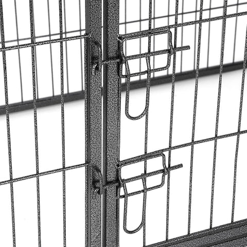 Rootz Welpenauslauf – Welpenzaun – Welpengeflecht – Bank – Hunde – 122 x 80 x 70 cm