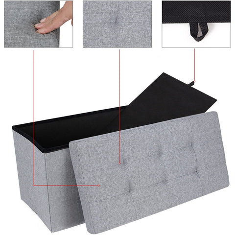 Rootz Hocker - Loadable up to 300 Kg - Footstool - Footstool - Bench - Storage box