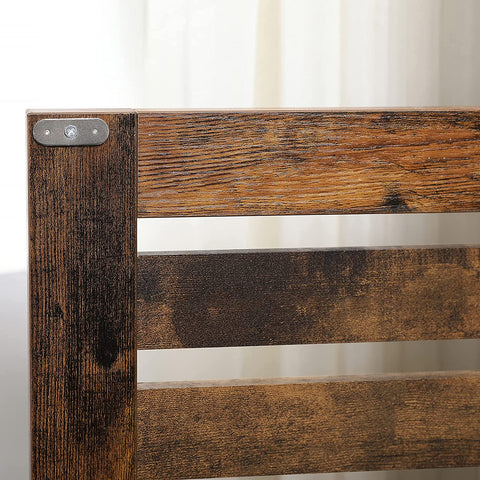 Rootz Bathroom furniture - Washbasin base cabinet - Recess - Open compartment - French doors - Industrial - Brown - Black - Processed Wood - 60 x 30 x 63 cm