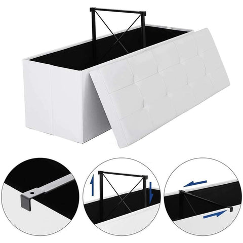 Rootz Bench With Storage - Bench With Storage Space - Hocker 120L