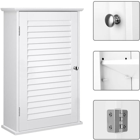 Rootz Bathroom Cabinet - Wall Cabinet - Cupboard For On The Wall