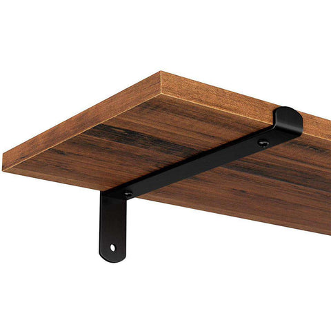 Rootz Wall Shelf 2 Pieces - Wall Shelf Industrial Wood - Wall Shelf Floating
