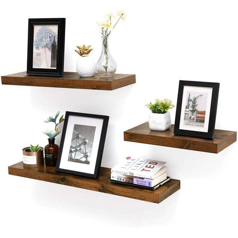 Rootz Wandregal Holz – Wandregal schwebend – Wandregal Industrial