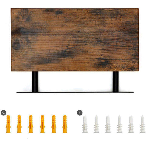 Rootz Wandregal Holz – Wandregal schwebend – Wandregal Industrial