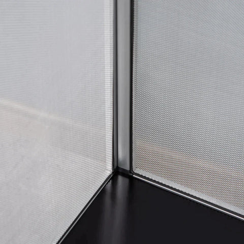 Rootz Reptile Box - Kweekbox voor reptielen - Amfibieën Spinachtigen Reptielenkweekbox - Reptielenkweektank - Aluminium - Zilver - 45 x 45 x 80 cm