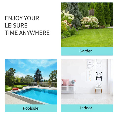 Rootz Hammock Stand - Hammock Stand for Hammock - Hammock Stand with Pull Rope - Garden - Beach - Camp - 325 x 120 x 118 cm