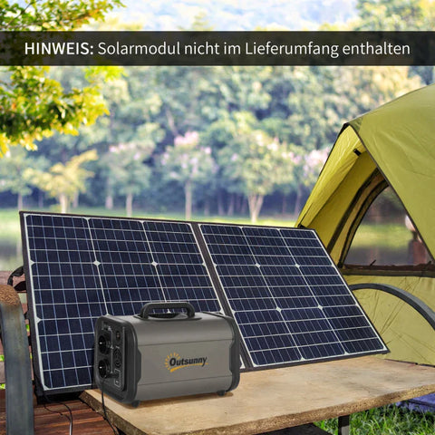 Rootz Portable Power Station - Portable Power Supply - Power Supply - 384wh Lifepo4 Battery - Drie oplaadmodi - Met AC-uitgangen USB/PD/CAR-poorten - LED-scherm - Voor op de camping - Grijs - 26,7L x 17,7W x 15,4H cm