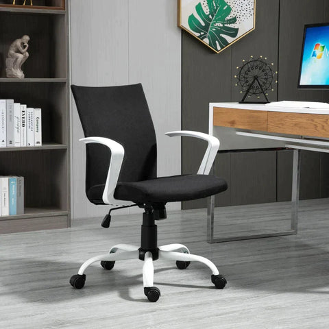 Rootz Bürostuhl – Schreibtischstuhl – Computerstuhl – Heimbürostuhl – Schwarz – 61 x 61 x 89–99 cm