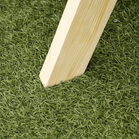 Rootz Verhoogd Bed - Planter Bloembak - Bloempot Met Afwateringsgaten - Vliesstof - Dennenhout - Naturel - 129 x 78,5 x 82,5 cm