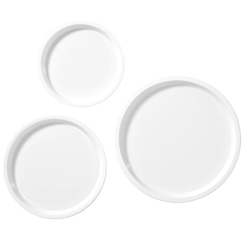 Rootz Side Table - Coffee Table - 3-piece Side Table - White