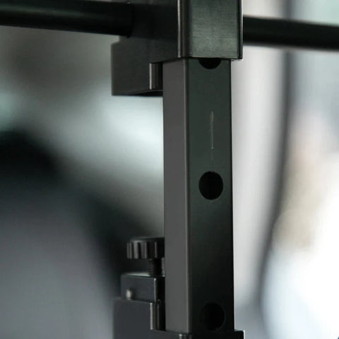 Rootz Dog Gate for the Boot - Easy to Install - Robust and Dimensionally Retaining - Steel - Black - 150 x 9 x 124 cm