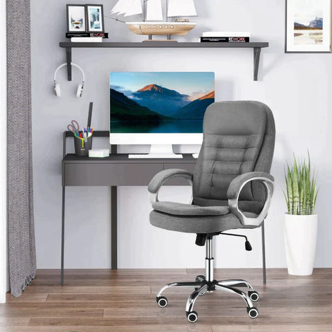 Rootz Office Chair - Work Chair - Desk Chair - Swivel Chair - 64 x 75 x 111-121 cm