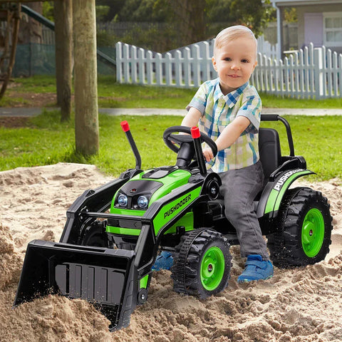 Rootz Children's Vehicle - Children's Electric Construction Vehicle - Children's Tractor - 132 cm x 62 cm x 65 cm