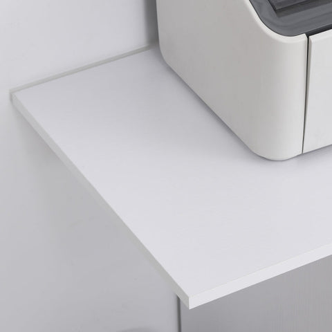 Rootz Printer Stand - Printer Table - Printer Trolley - Filing Cabinet - White