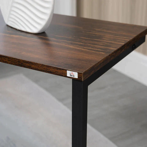 Rootz Side Table - Nesting Tables - Set Of 3 Side Tables - Coffee Table - Chipboard/Steel - Brown + Black - 45 x 30 x 60cm