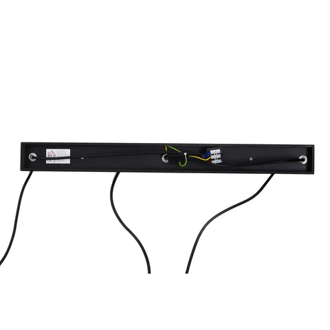 Rootz Ceiling Light - Chandelier with 3 Adjustable Hanging Chains - Office - Living Room - Dining Room - Black/White/Grey - 74x18x135cm