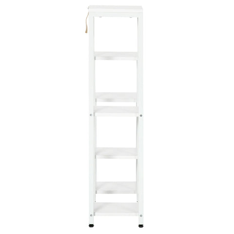 Rootz Flower Stand - Plant Stand - 7 Tier - Indoor - Outdoor - Steel - White - 65 x 23 x 94.5cm