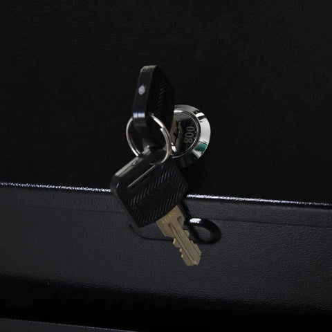 Rootz Suggestiebox - Donatiebox - Brievenbus - Brievenbus Met Slot - Verzamelbox - Sleutelbox - Wandmontage Stalen Brievenbus - Zwart - 15 x 18 x 22 cm