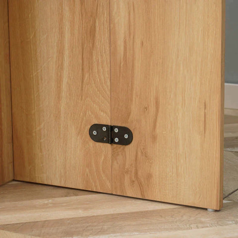 Rootz Esstisch – Klapptisch – für bis zu 4 Personen – klappbar – robust – Eichenoptik – 90 x 60 x 74 cm