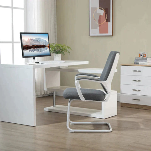 Rootz Office Chair - Desk Chair - Working Chair - Conference Chair - Gray - 63cm x 63cm x 98cm