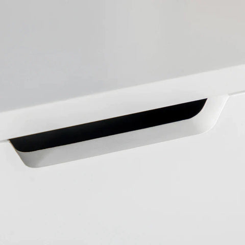 Rootz Bookshelf - Open Shelves - With 9 Shelves - And 1 Drawer - MDF - White - 60 cm x 26 cm x 158 cm