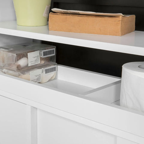 Rootz Nieuwe versie Badkamer Toiletpapierrolhouder - Badkamer Opbergkast Kast op Wielen