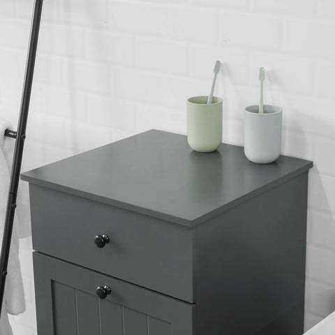 Rootz Badezimmer-Wäschekorb, Wäscheschrank, Badezimmer-Aufbewahrung – Schrank mit Schublade