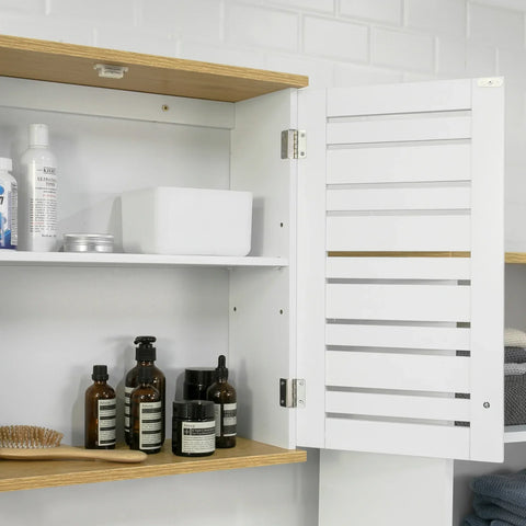 Rootz Badkamer Wandkast - Wandgemonteerde Opbergkast - Kastkast met 2 Deuren - B60 x D19 x H56cm