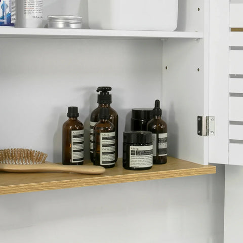 Rootz Badkamer Wandkast - Wandgemonteerde Opbergkast - Kastkast met 2 Deuren - B60 x D19 x H56cm