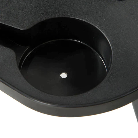 Rootz Sonnenliege – faltbare Sonnenliege – Gartenliege – mit Kissen – 5-stufig verstellbar – Rückenlehne – Stahl/Oxford-Stoff/Schaum – Schwarz – 188 x 57 x 30 cm